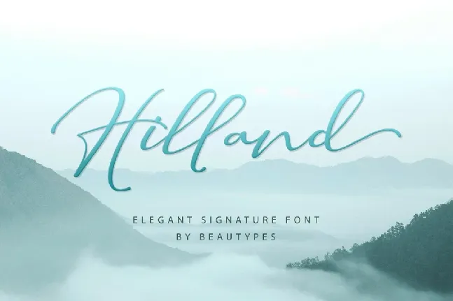 Hilland font