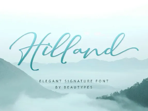 Hilland font