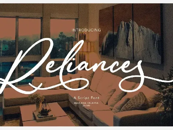 Reliances font