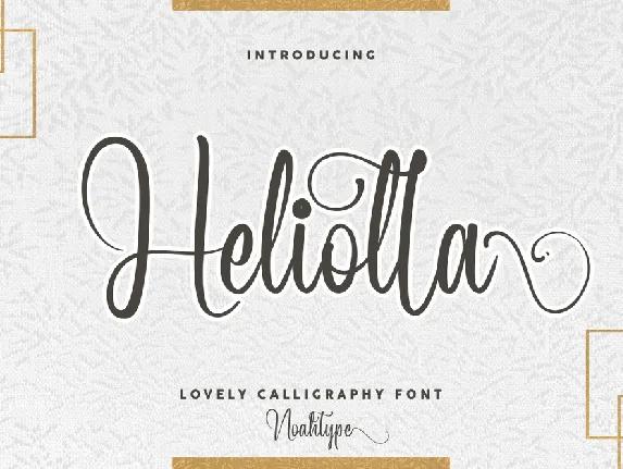 Heliolla Demo font