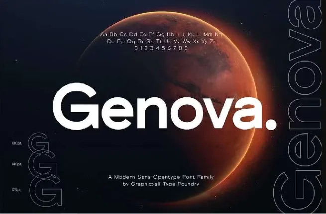 Genova font