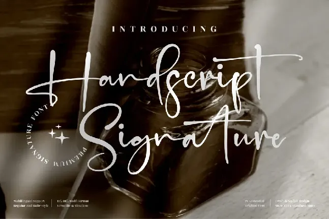 Handscript Signature font