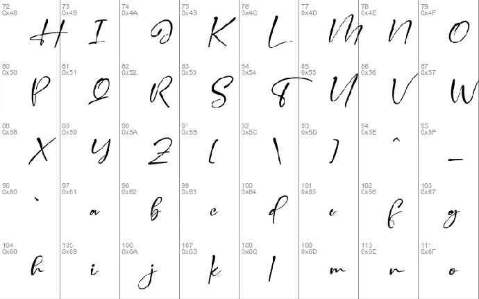 Handscript Signature font