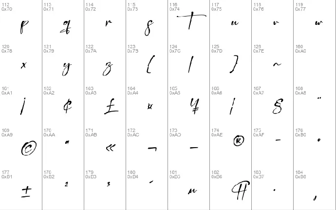 Handscript Signature font