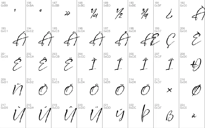 Handscript Signature font