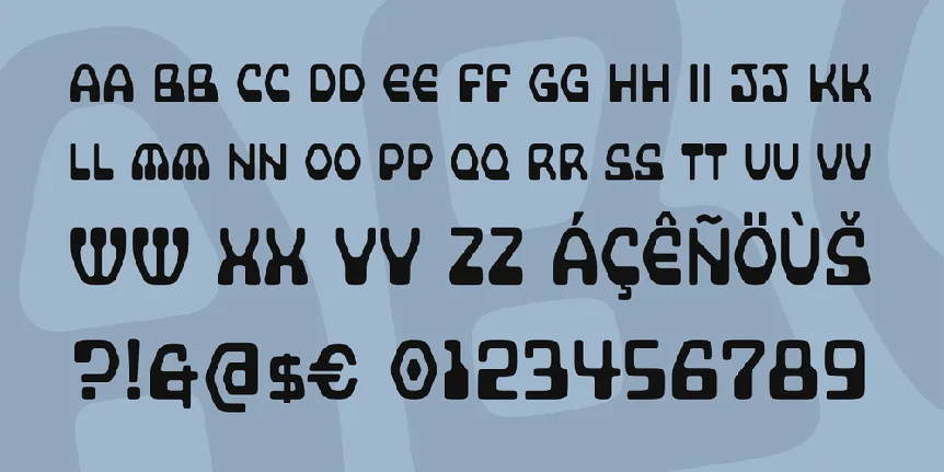 Supercomputer font