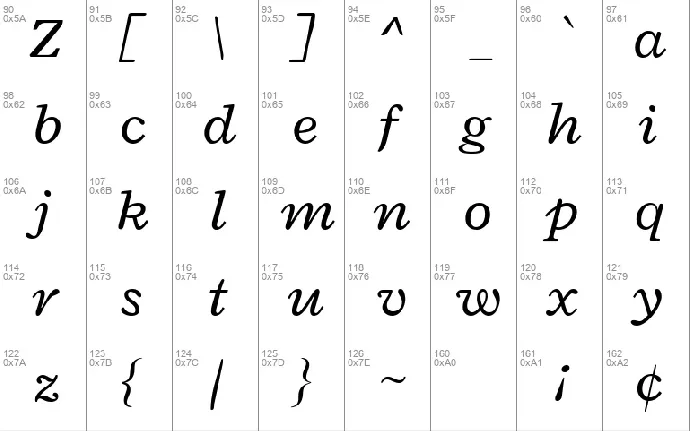 Radley font