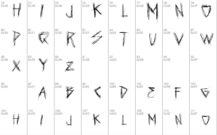 vtks seven font