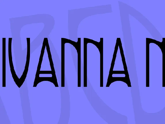 Rivanna NF font