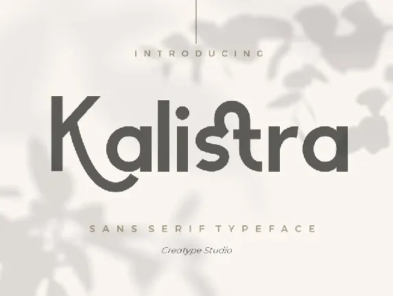 Kalistra Typeface font