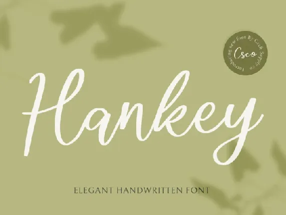 Hankey font