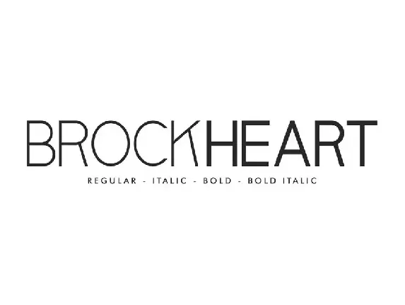 Brockheart font