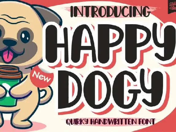 Happy Dogy Display font