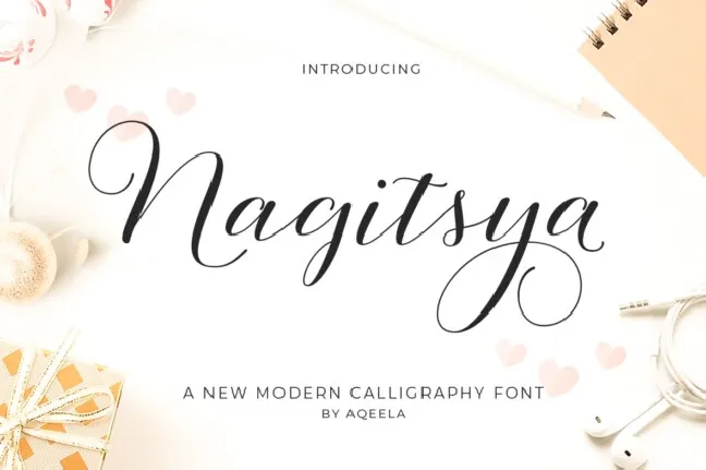 Nagitsya Script font