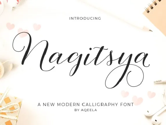 Nagitsya Script font