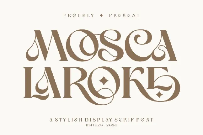 Mosca Laroke font