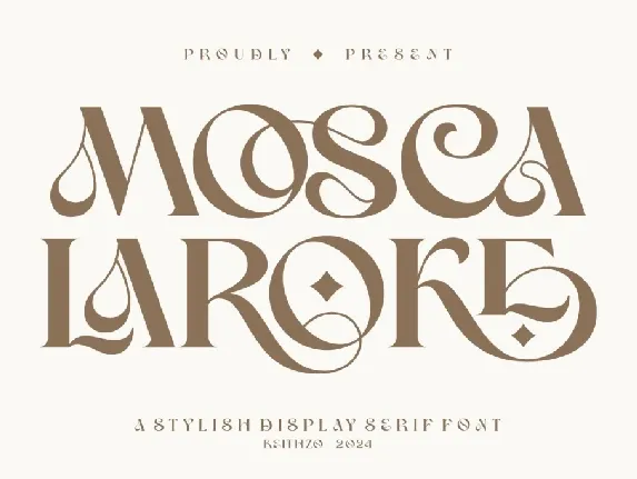 Mosca Laroke font