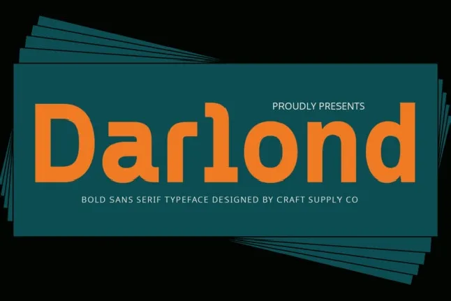 Darlond font