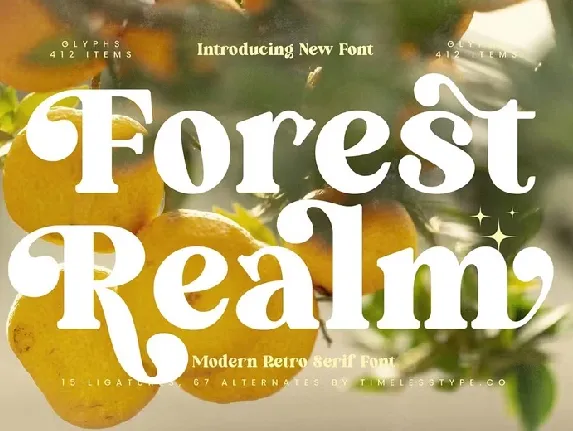 Forest Realm font