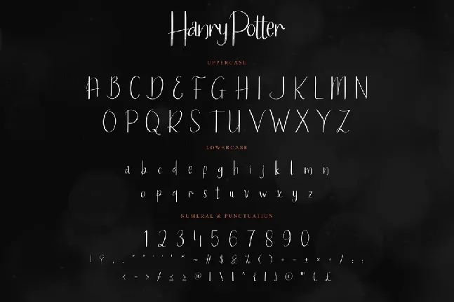 Hanry Potter Demo font