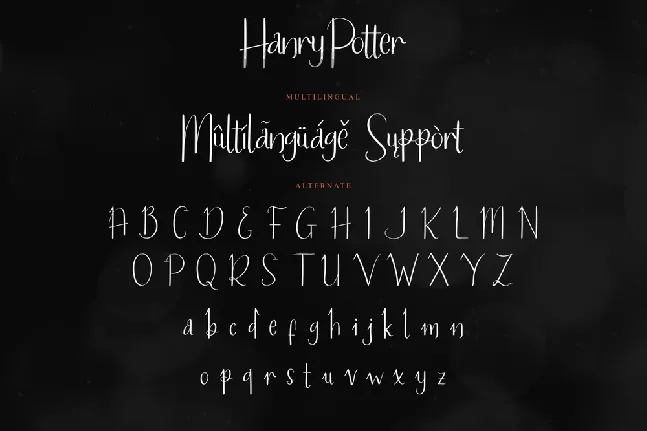 Hanry Potter Demo font