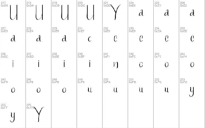 Hanry Potter Demo font