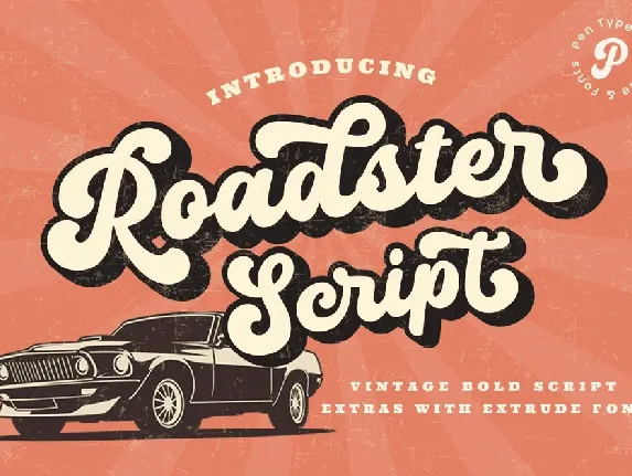 Roadster Script font