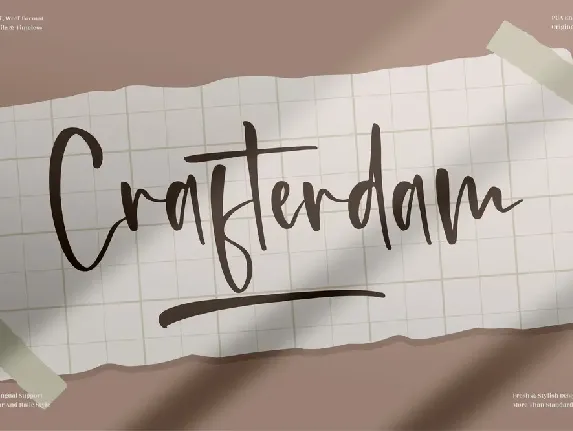 Crafterdam font