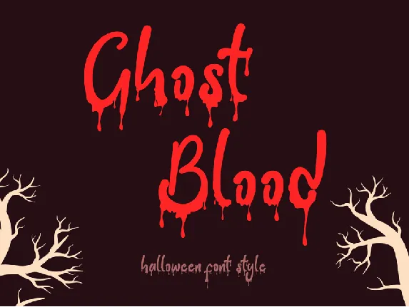 Ghost Blood font