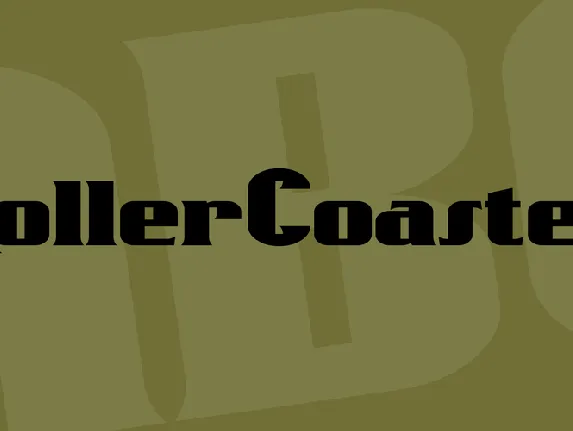 RollerCoaster font