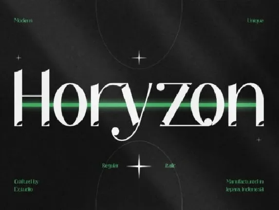 Horyzon font