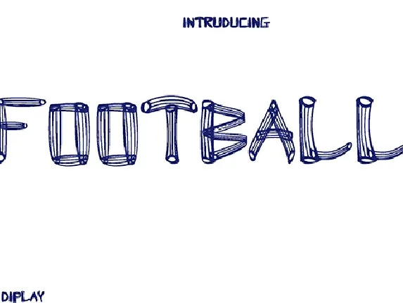 Football font