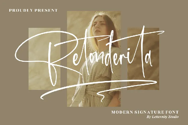 Retonderita â€“ Modern Signature font