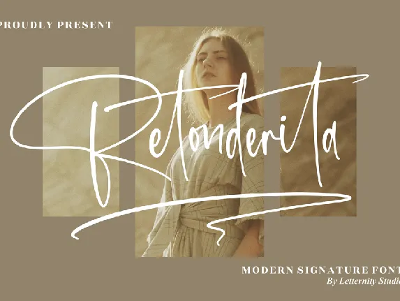 Retonderita â€“ Modern Signature font