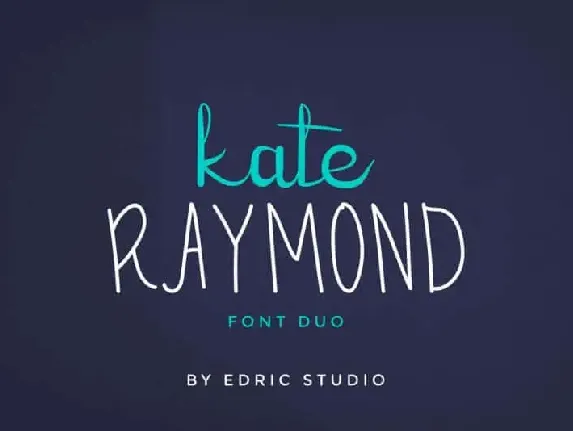 Kate Raymond Duo font