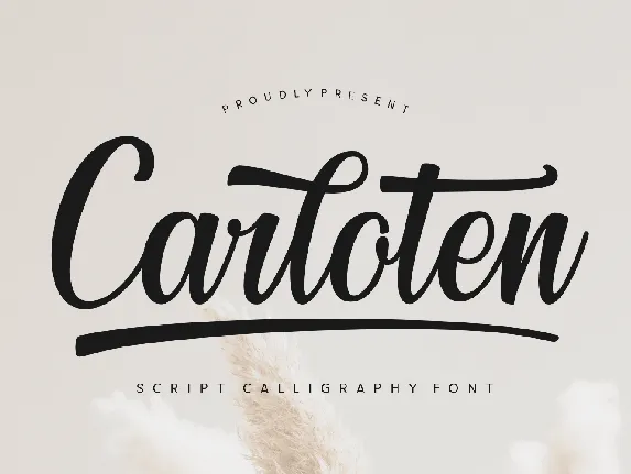 Carloten font