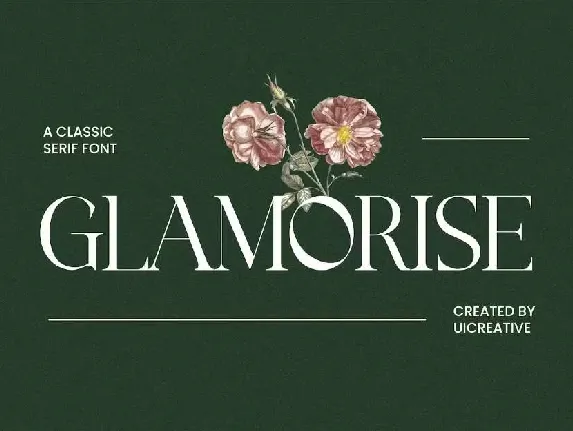 Glamorise font