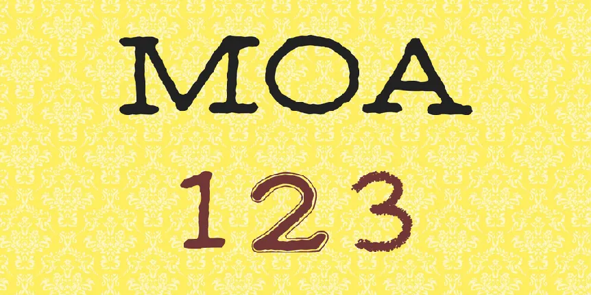 MOA font