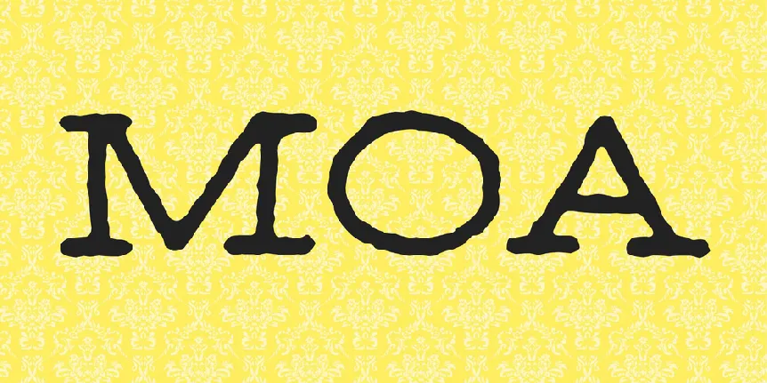 MOA font