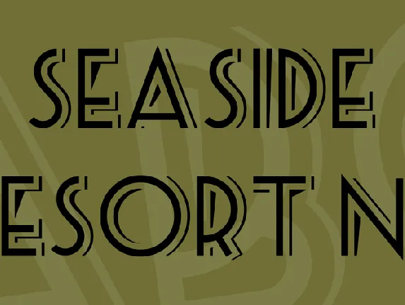 Seaside Resort NF font