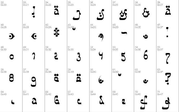 Catharsis Bedouin font