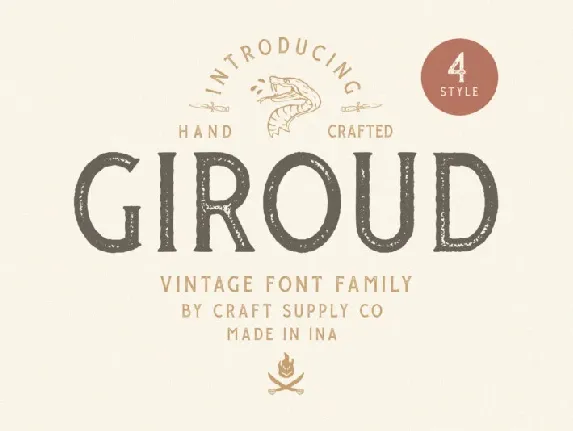 Giroud Vintage font