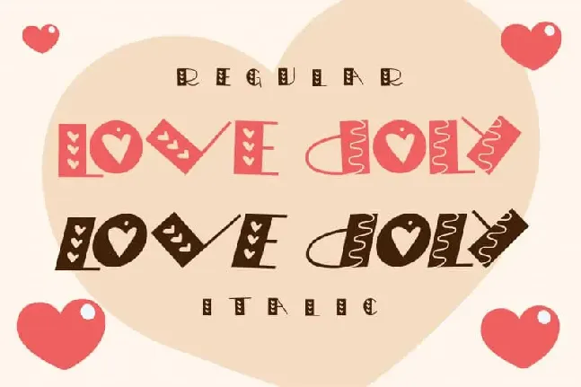 Love Doly Display font