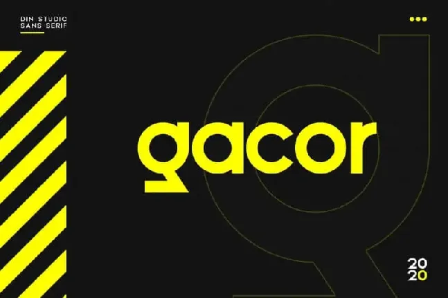 Gacor Sans Serif font