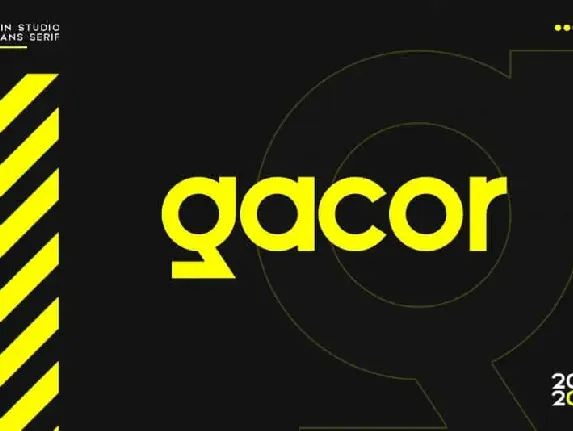 Gacor Sans Serif font