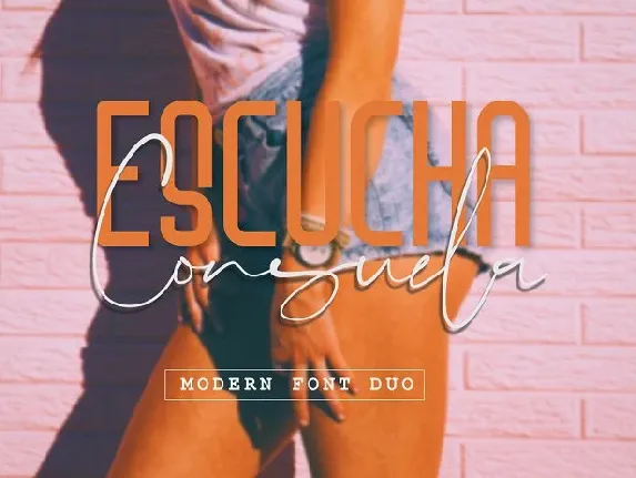 Escucha Consuela Duo font