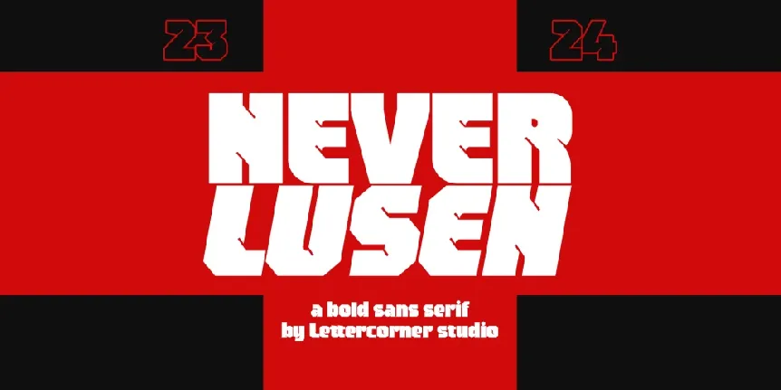 Neverlusen font