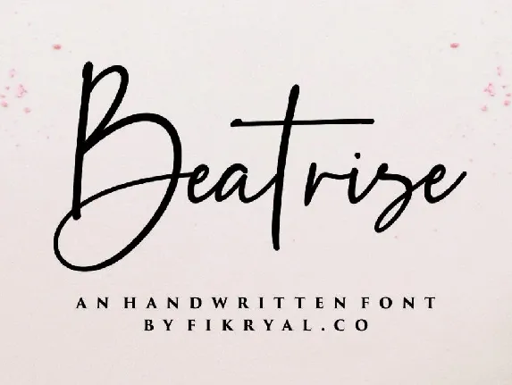 Beatrise font