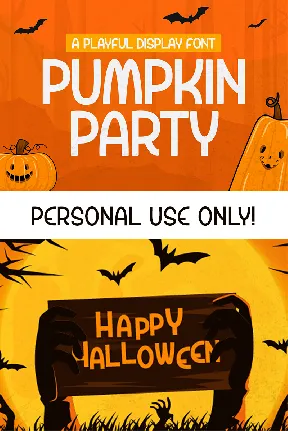 Pumpkin Party font