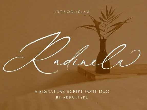 Radinela font